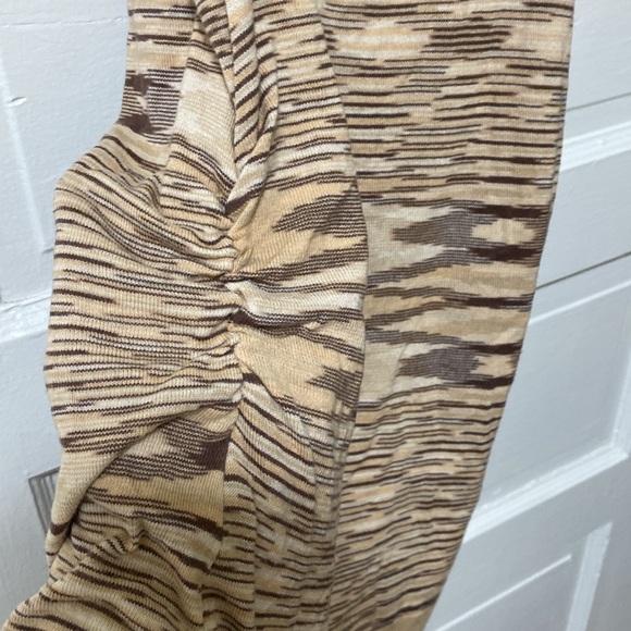 Cullen Knit Tank Top natural colors rouched side - Picture 3 of 6